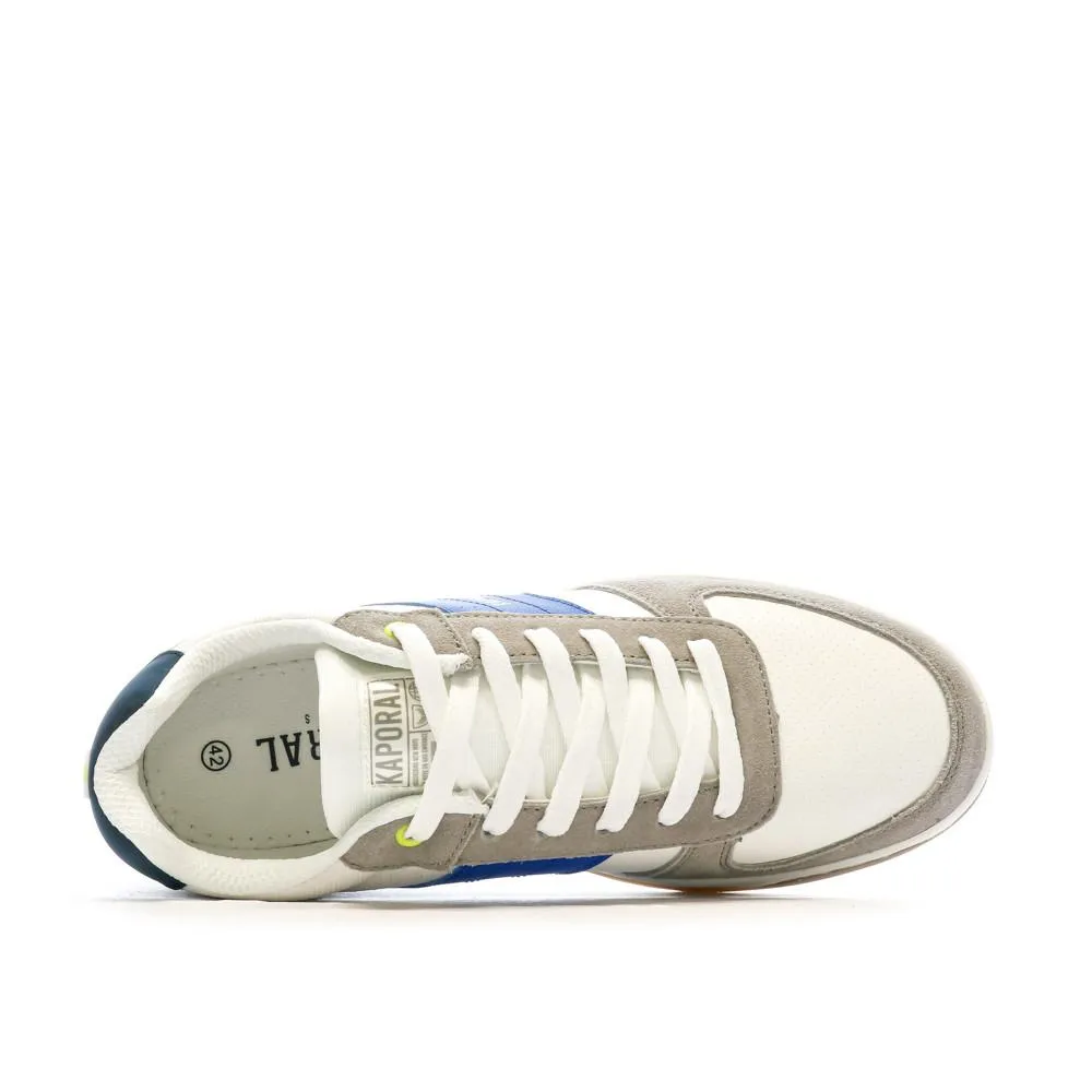 Baskets Blanc/Bleu Homme Kaporal Drake