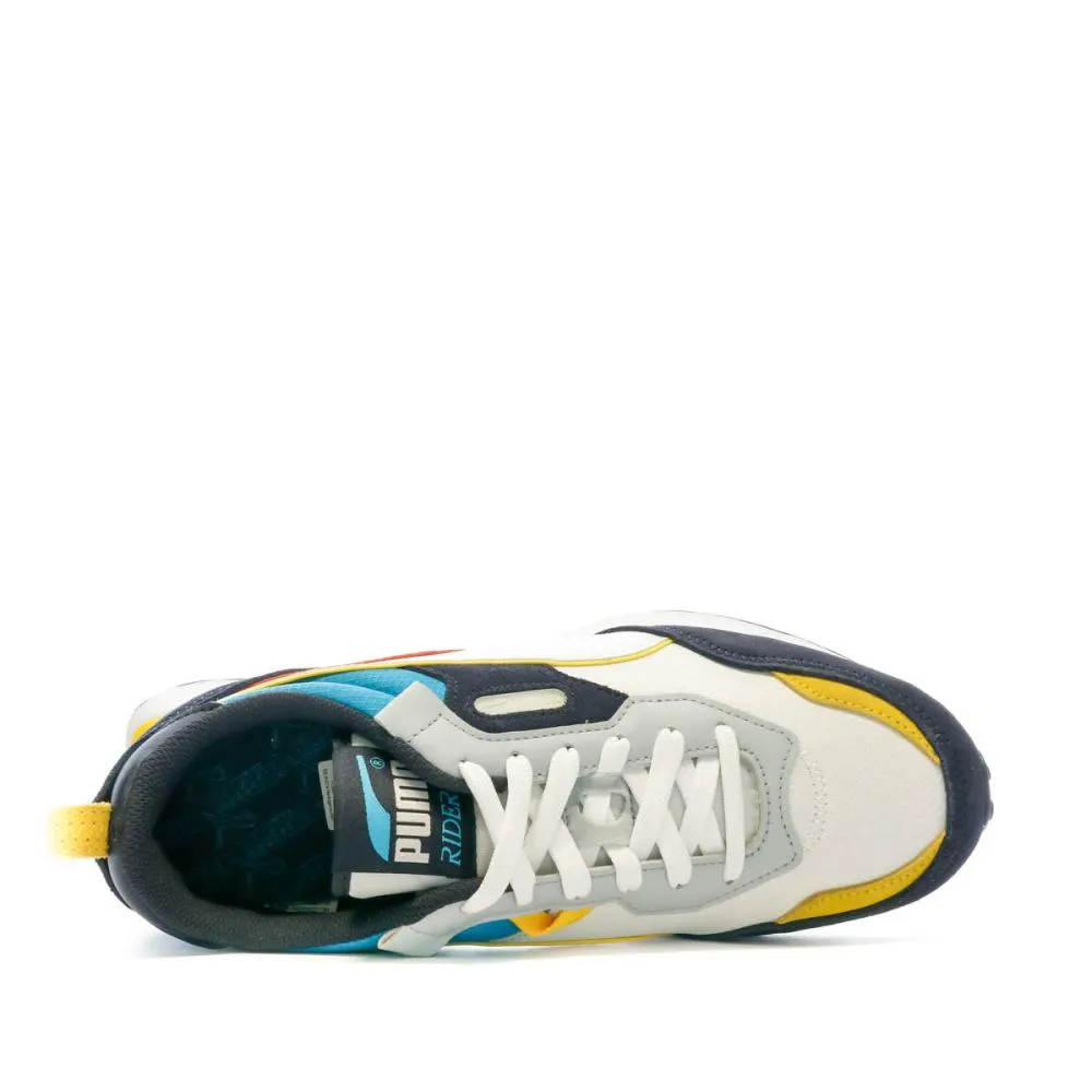 Baskets Blanc/Bleu Homme Puma Rider Future Vintage