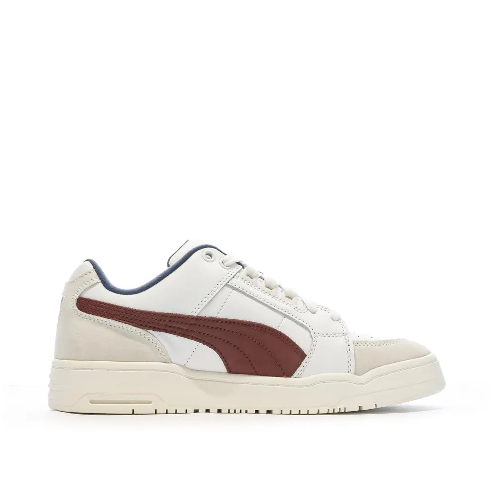 Baskets Blanc/Bordeaux Homme Puma Slipstream Lo Retro