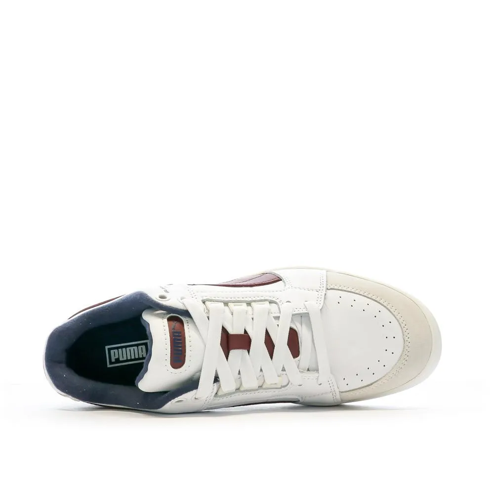 Baskets Blanc/Bordeaux Homme Puma Slipstream Lo Retro