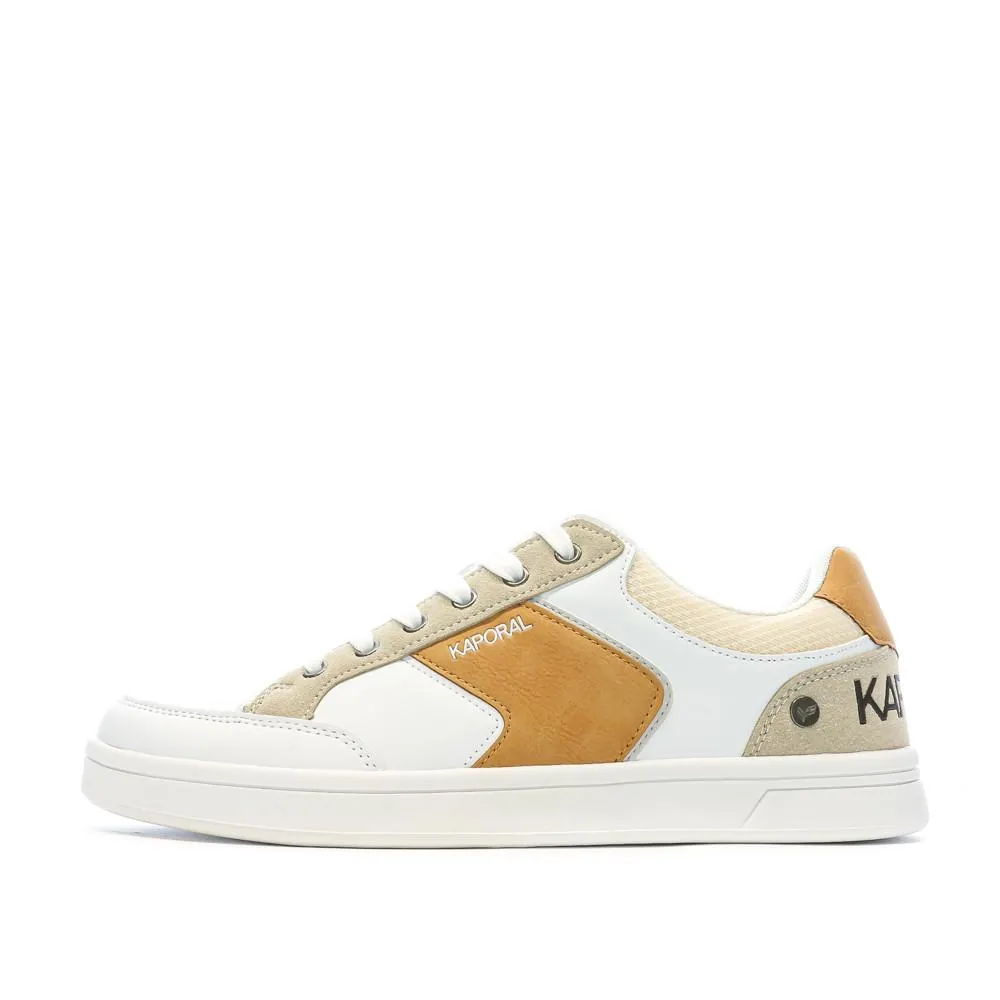 Baskets Blanche/Camel Homme Kaporal Draglow