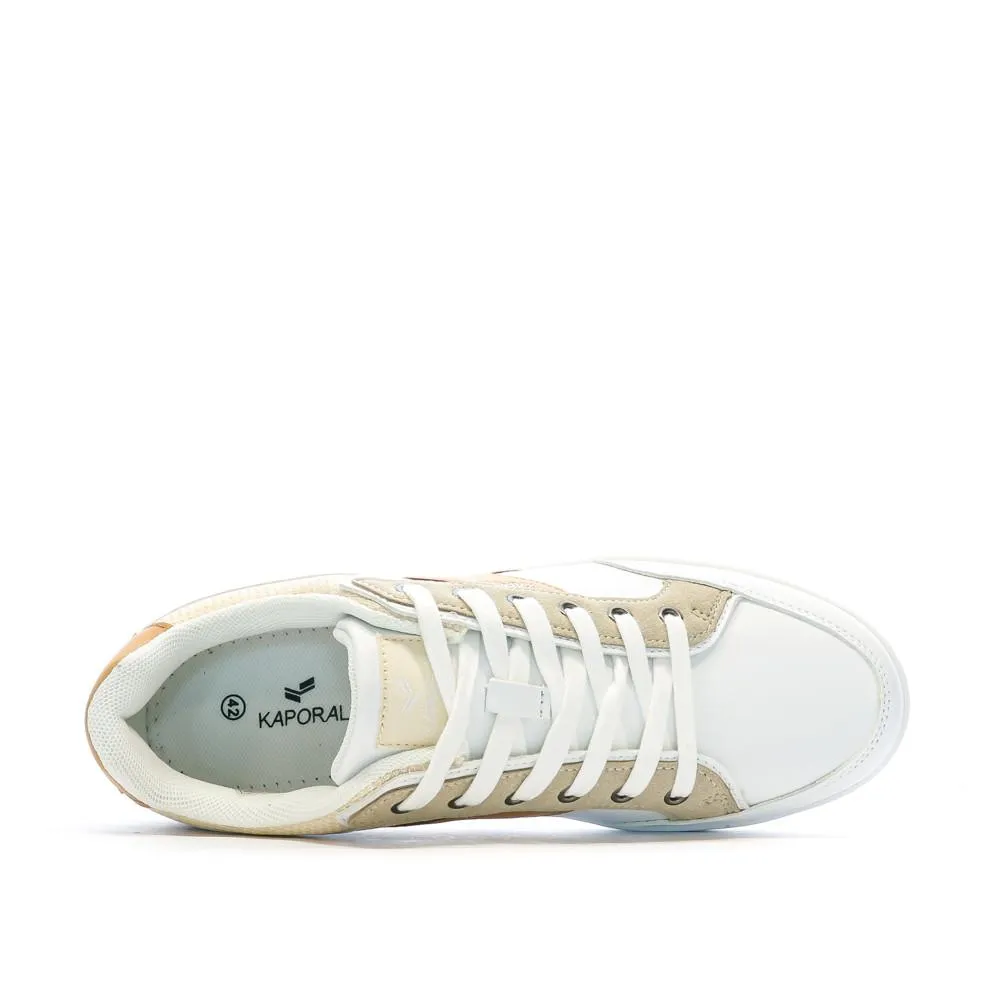 Baskets Blanche/Camel Homme Kaporal Draglow