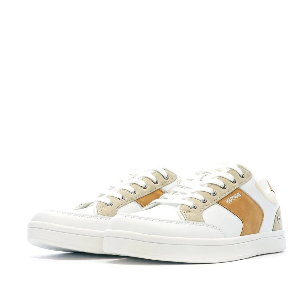 Baskets Blanche/Camel Homme Kaporal Draglow