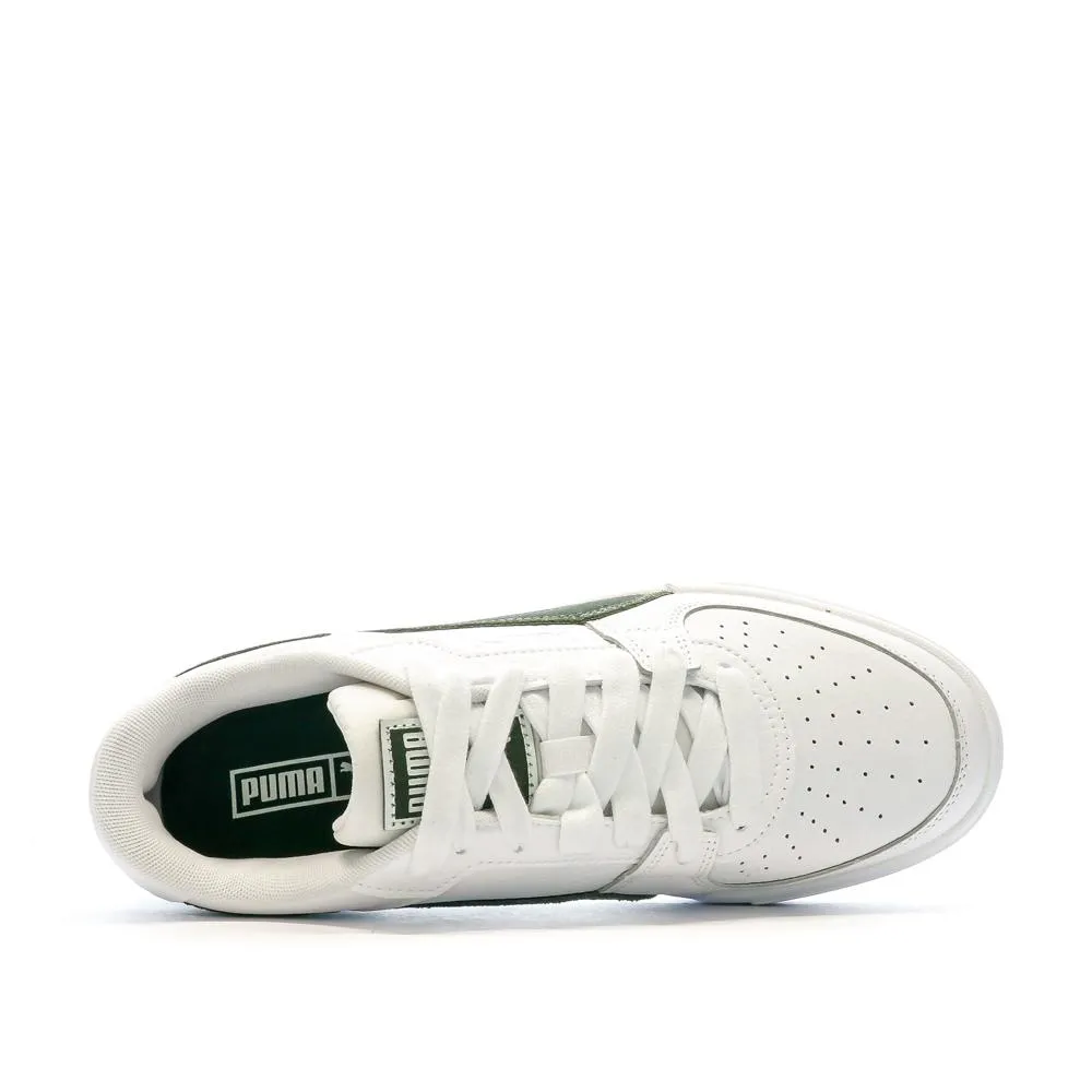 Baskets Blanches/Kaki Homme Puma Pro Classic