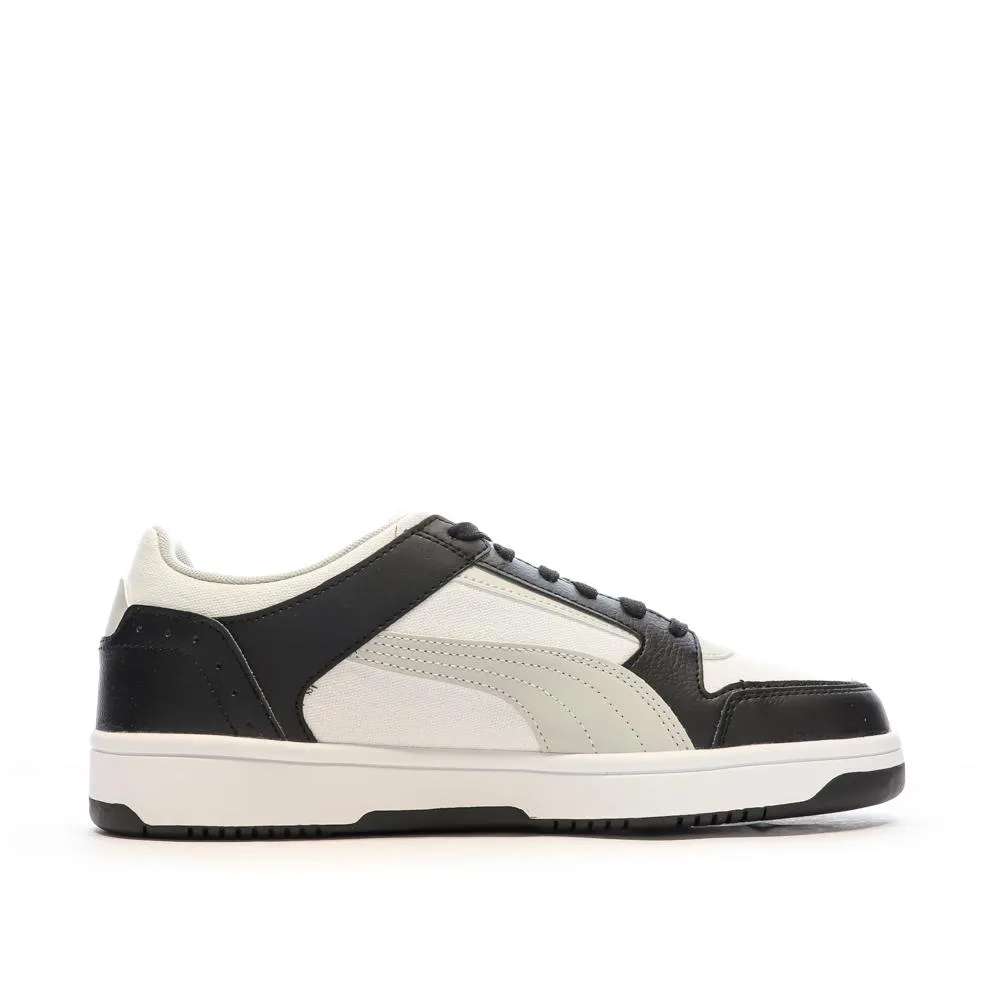 Baskets Blanches/Noires Homme Puma Rebound Joy