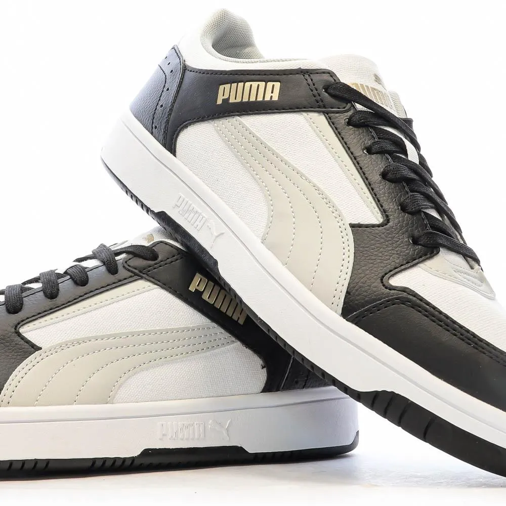 Baskets Blanches/Noires Homme Puma Rebound Joy