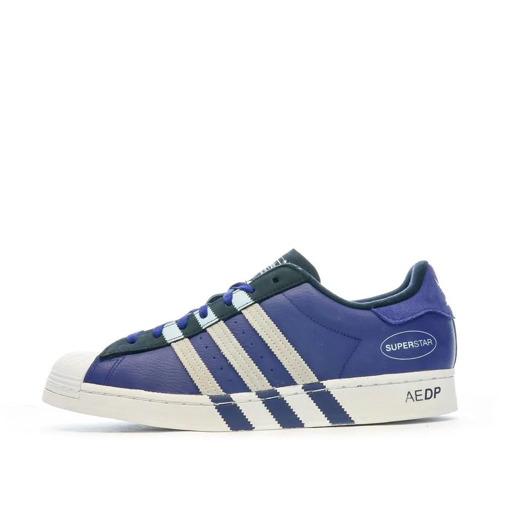 Baskets Bleu/Blanc Homme Adidas Superstar