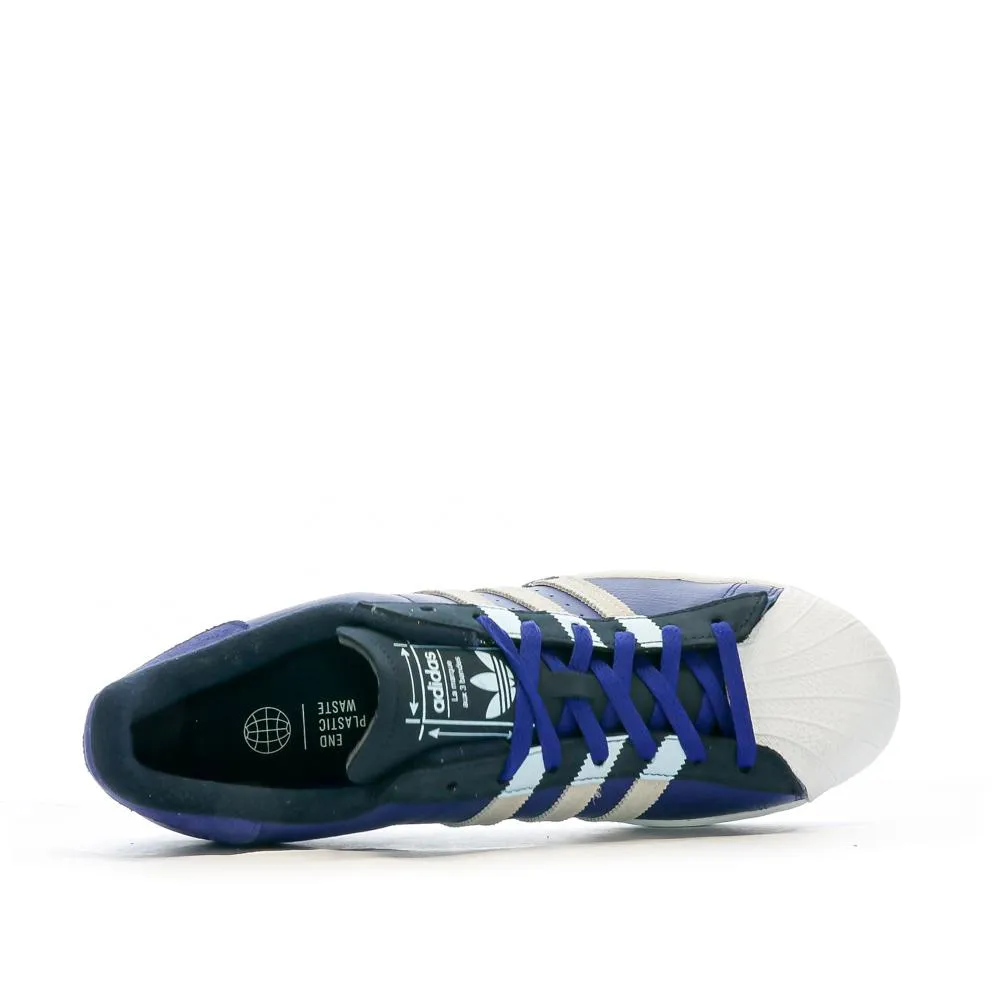 Baskets Bleu/Blanc Homme Adidas Superstar