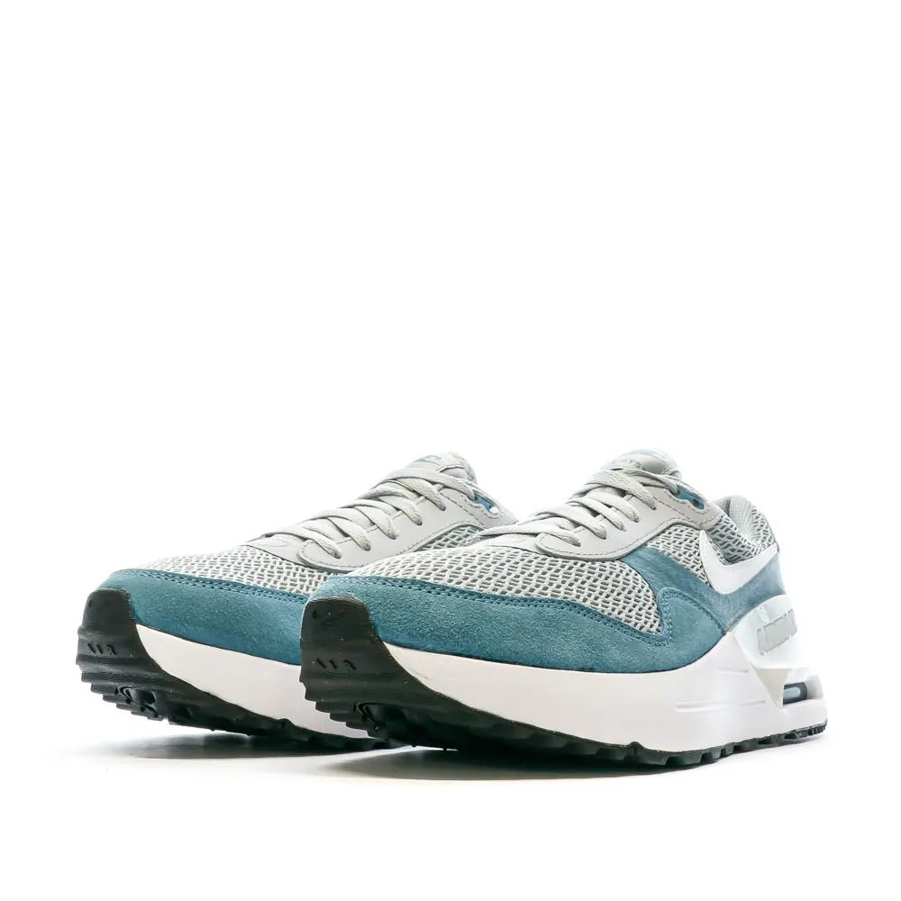 Baskets Gris/Bleu Homme Nike Air Max Systm