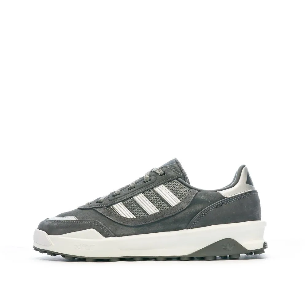 Baskets Grise Homme Adidas Indoor