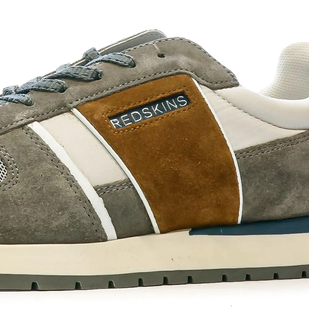 Baskets Grise/Camel Homme Redskins Affairan