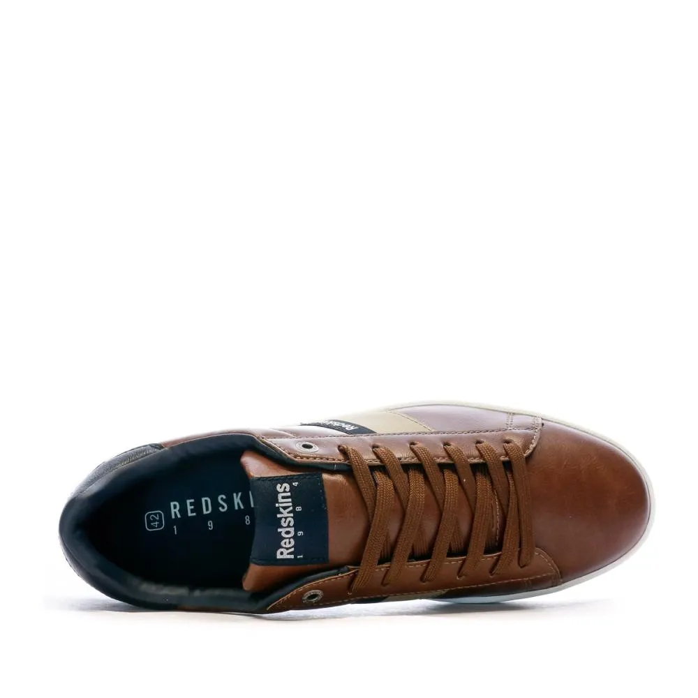 Baskets Marron/Marine Homme Redskins Broken