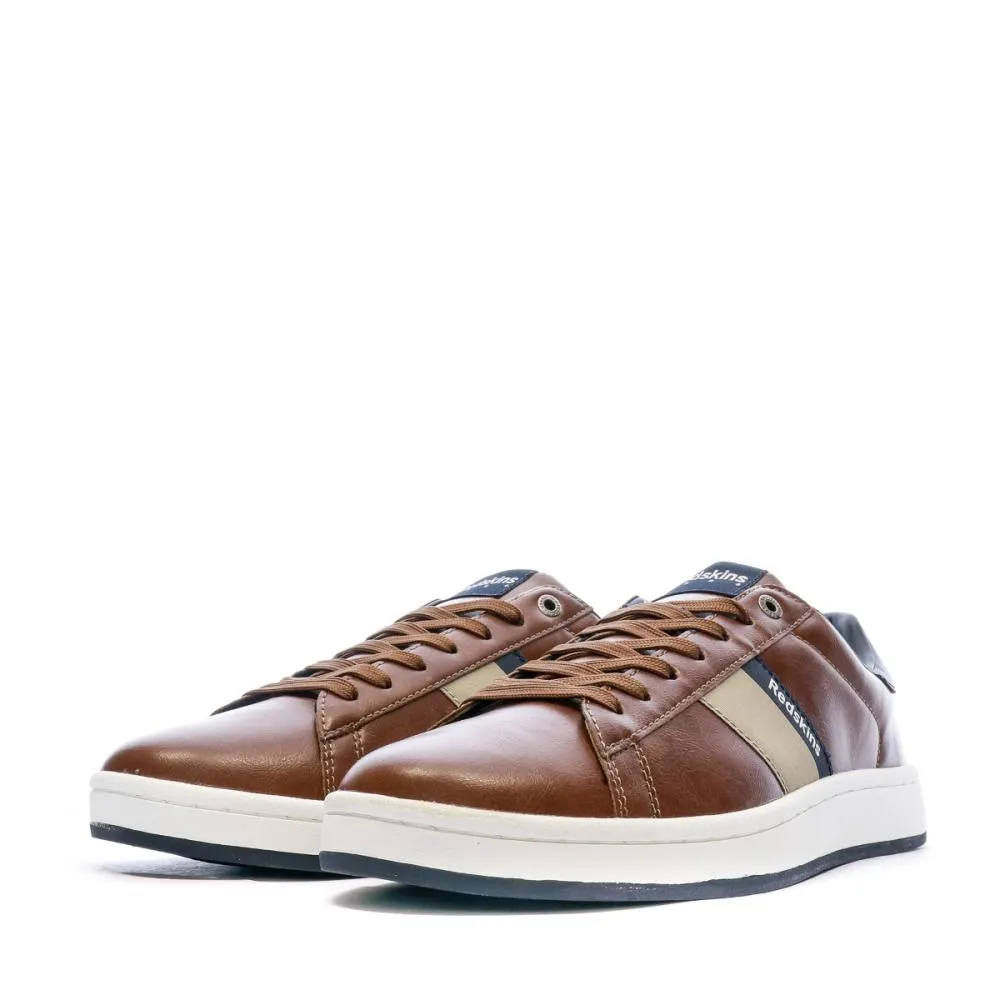 Baskets Marron/Marine Homme Redskins Broken