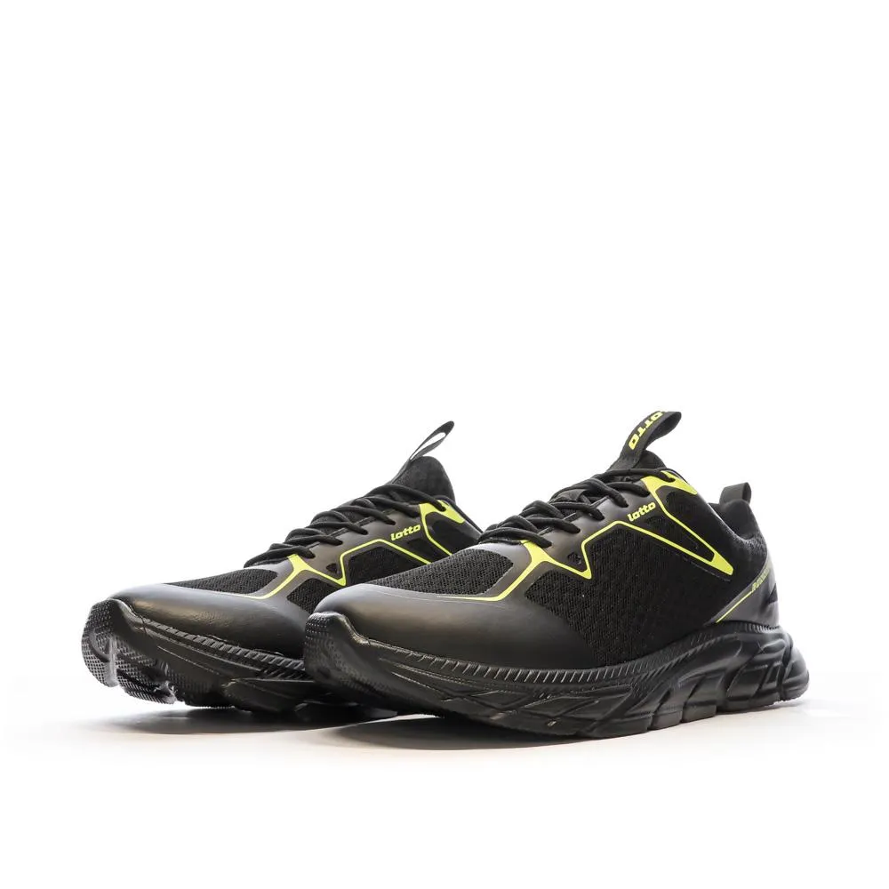 Baskets Noir/Jaune Noir Homme Lotto Thirty4