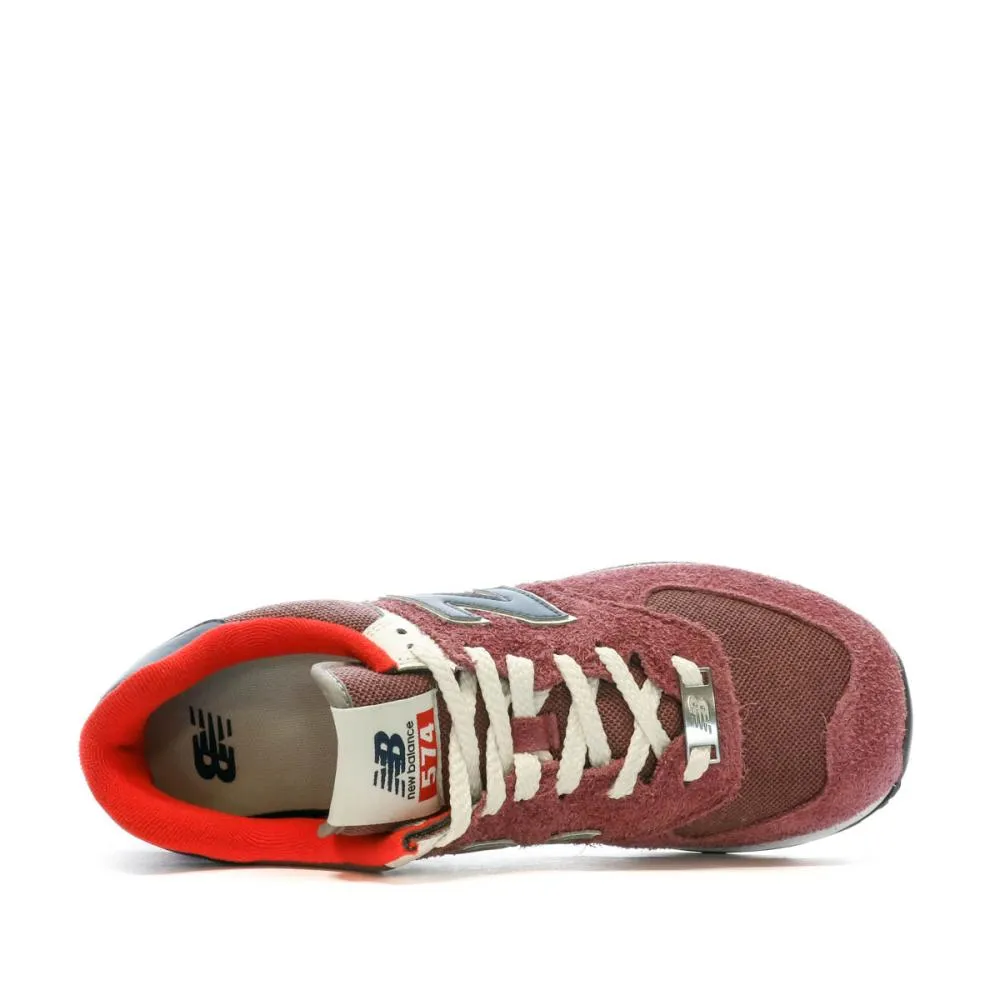 Baskets Rouge Homme New Balance 574