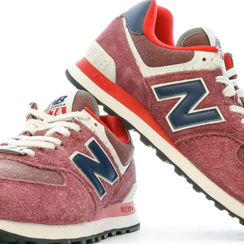 Baskets Rouge Homme New Balance 574