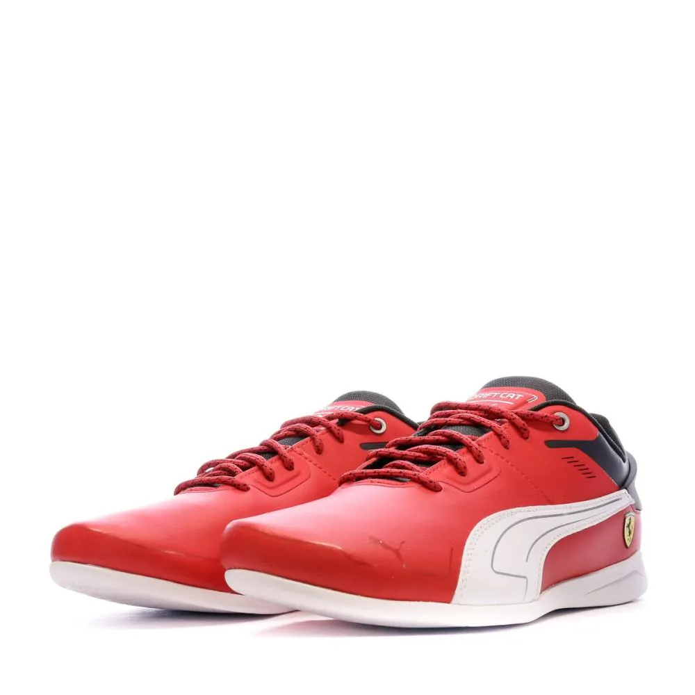 Baskets Rouge Homme Puma Ferrari Drift Delta