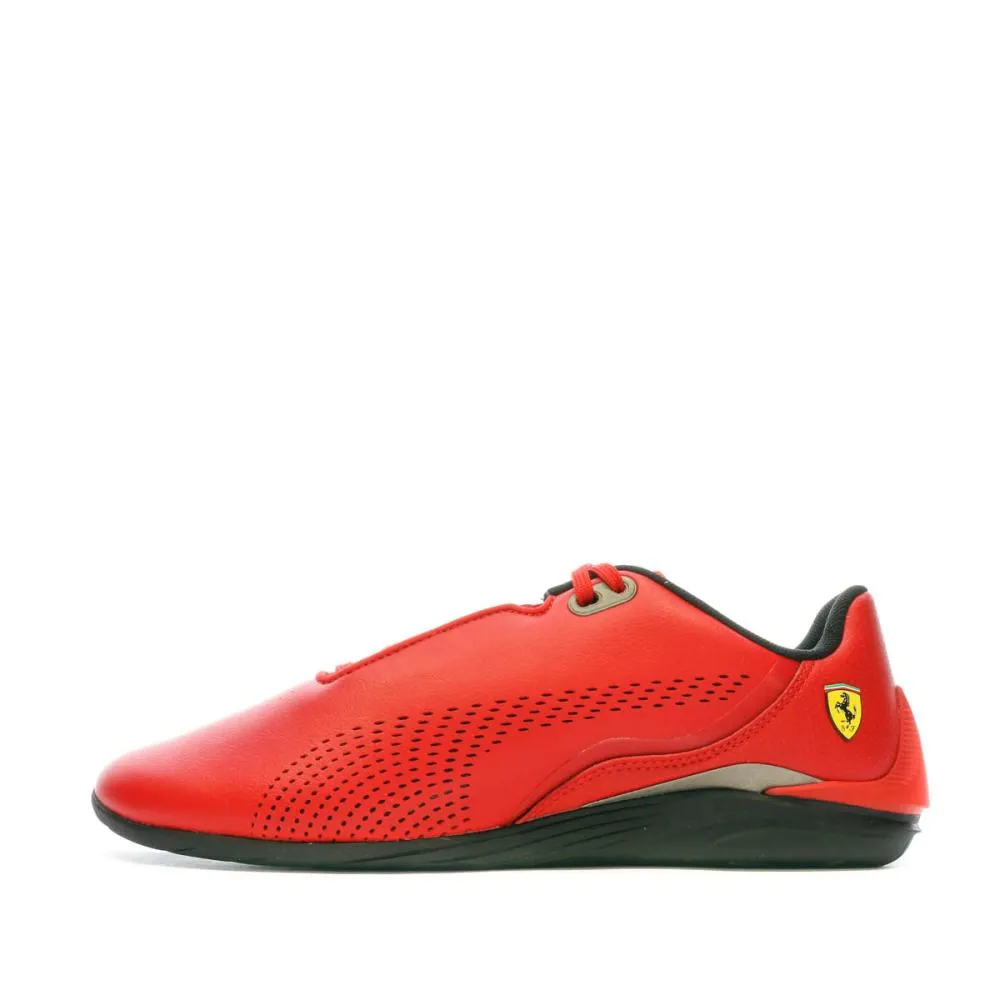 Baskets Rouges Homme Puma Ferrari Drift Cat Decima