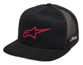 casquette Alpinestars 3D Ageless Trucker - Black/Red - men´s