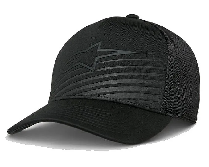 casquette Alpinestars Delane Trucker - Black - men´s