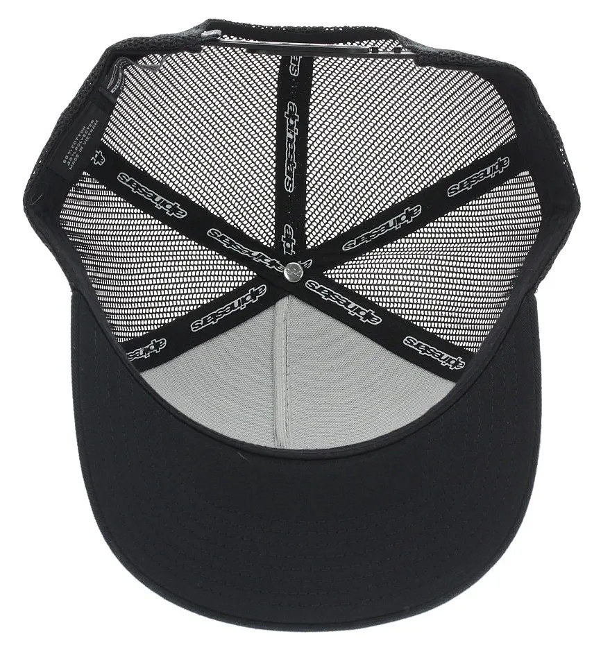 casquette Alpinestars Flag Snapback Trucker - Black/Black - men´s