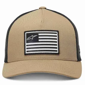 casquette Alpinestars Flag Snapback Trucker - Sand/Black - men´s