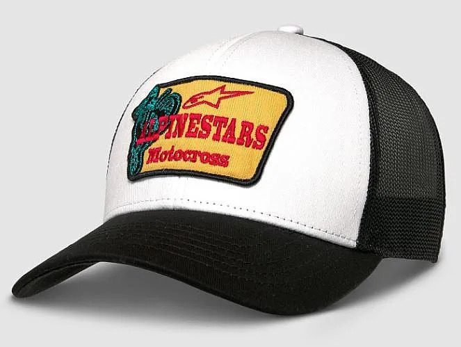 casquette Alpinestars Hardware Trucker - White/Black - men´s