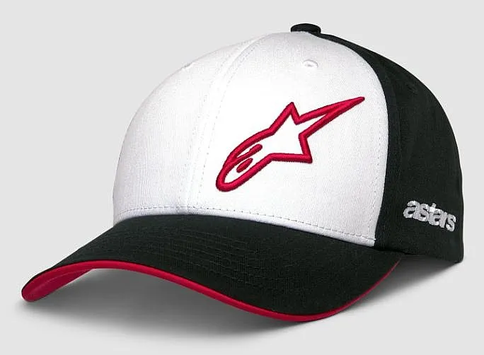 casquette Alpinestars Sessionized - White/Black/Red - men´s