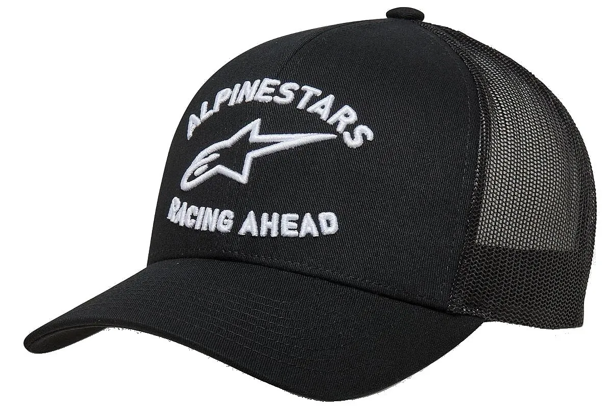 casquette Alpinestars Triple Trucker - Black/Black/White - men´s