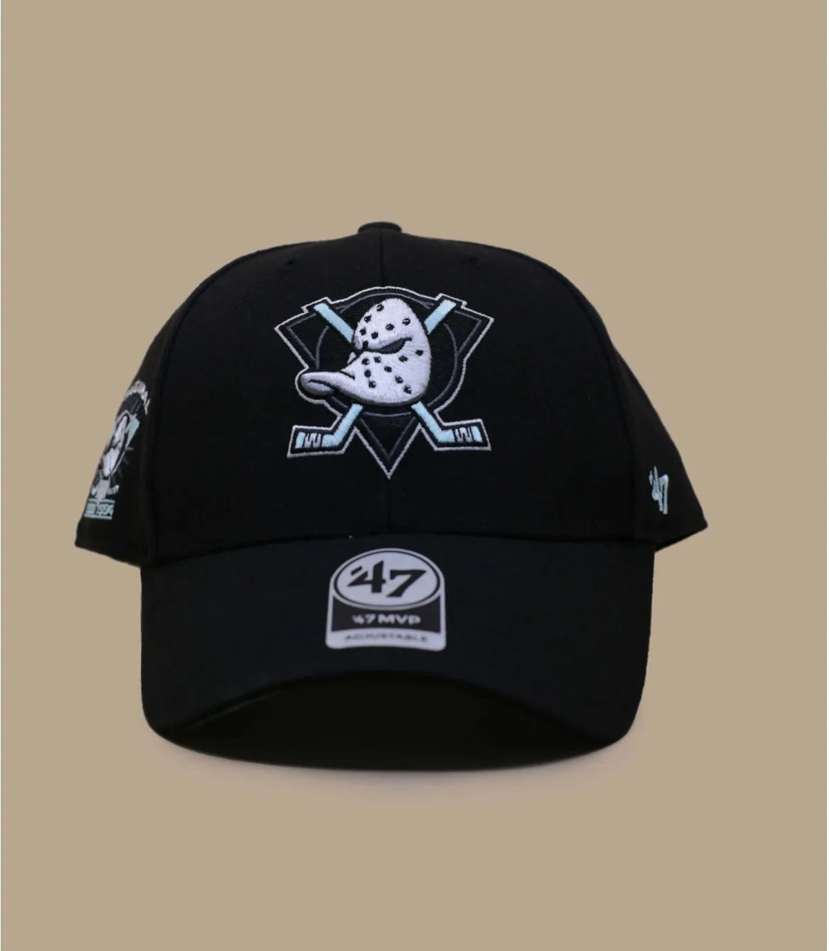 casquette Anaheim ducks noir - Sure Shot Snapback Ducks 47 Brand : Headict