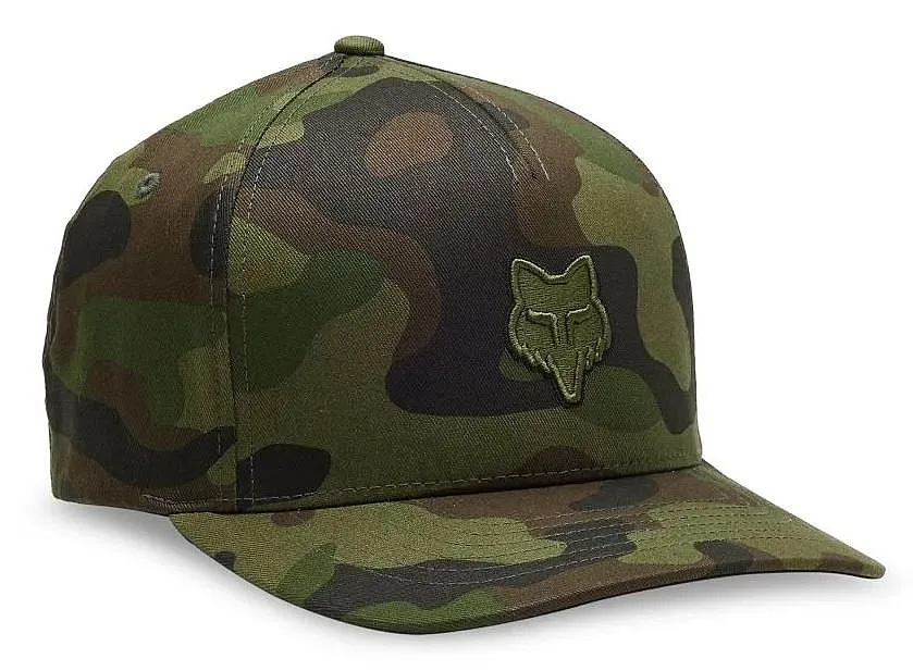 casquette Fox Head Flexfit - Green Camo - men´s