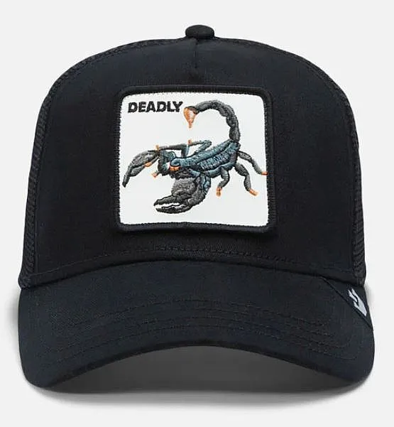 casquette Goorin Bros. The Deadliest Scorpion Trucker - Black