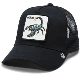 casquette Goorin Bros. The Deadliest Scorpion Trucker - Black