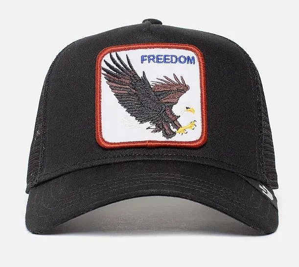 casquette Goorin Bros. The Freedom Eagle Trucker - Black