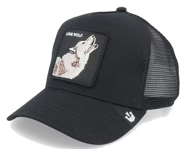 casquette Goorin Bros. The Lone Wolf Trucker - Black