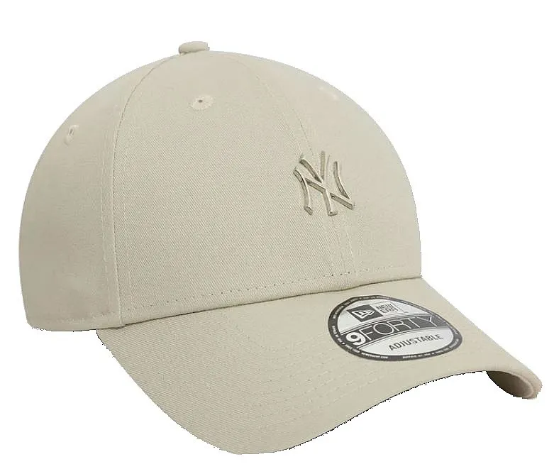 casquette New Era 9FO Metallic Pin MLB New York Yankees - Stone - men´s