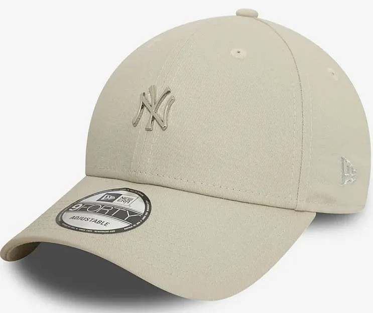 casquette New Era 9FO Metallic Pin MLB New York Yankees - Stone - men´s