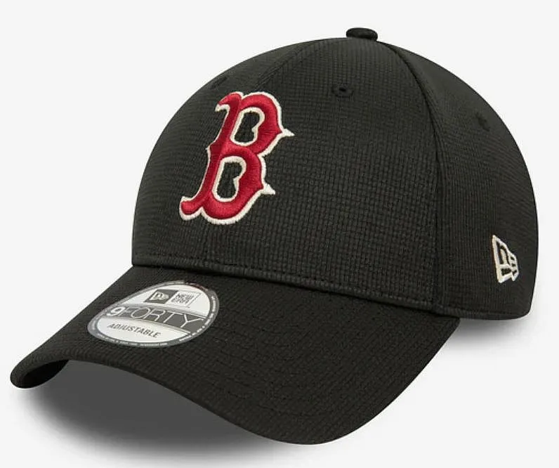 casquette New Era 9FO Pivot Knit MLB Boston Red Sox - Black - men´s