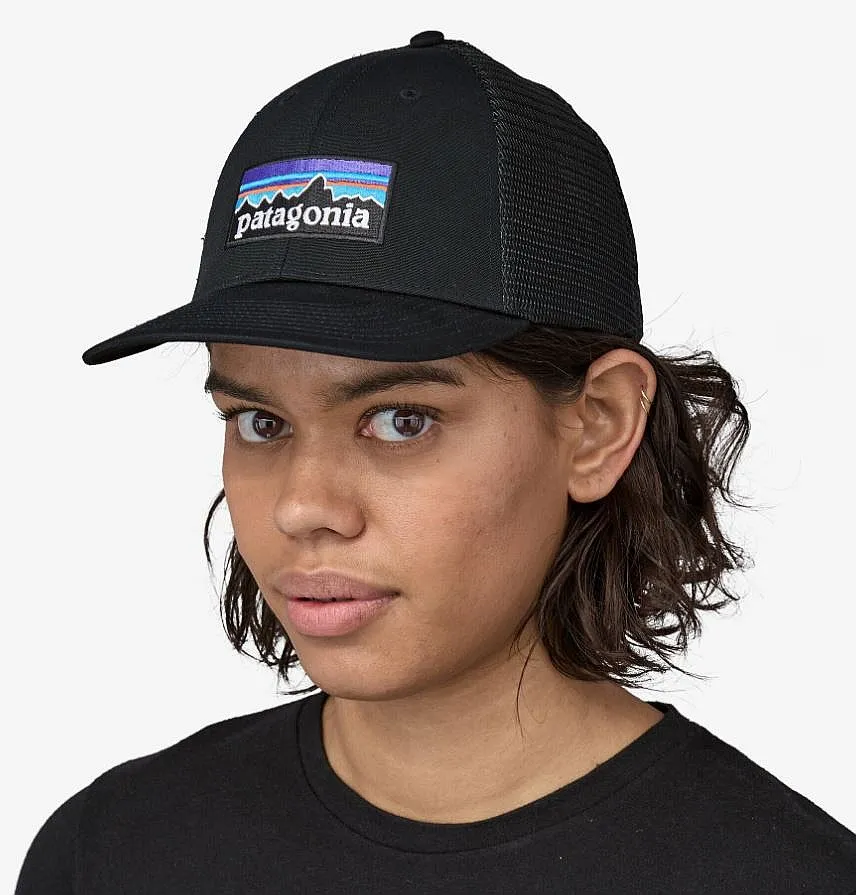 casquette Patagonia P-6 Logo LoPro Trucker - Black