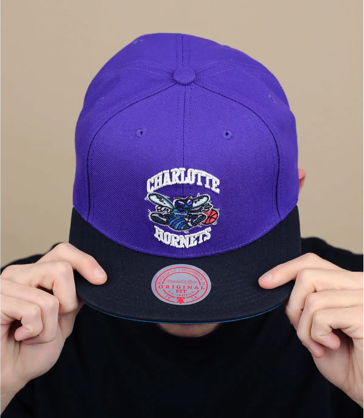 casquette snapback hornets - NBA Core Basic Snapback Hornets Mitchell & Ness : Headict