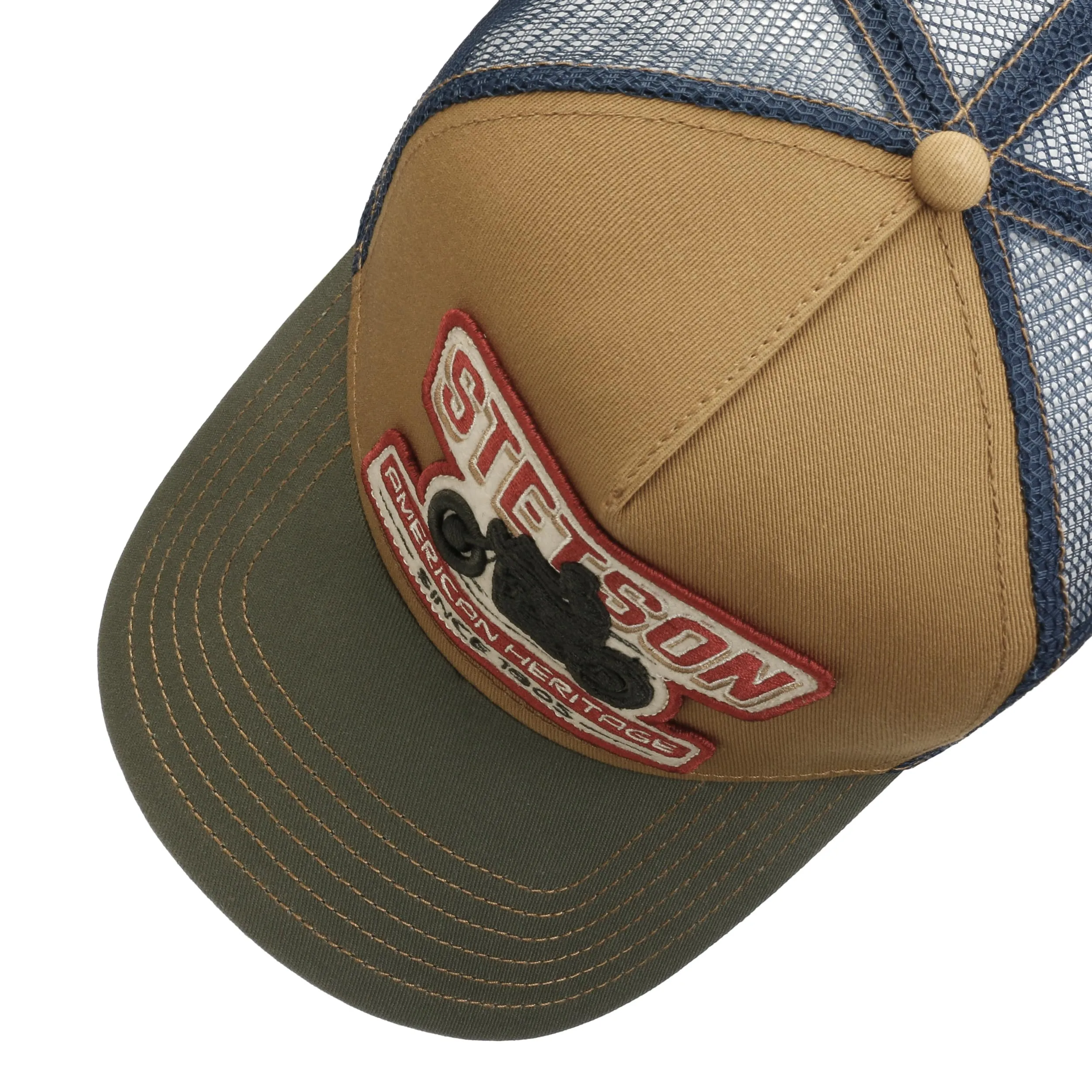 Casquette Trucker Biker by Stetson --> Chapeaux, casquettes & bonnets en ligne ▷ Chapeaushop