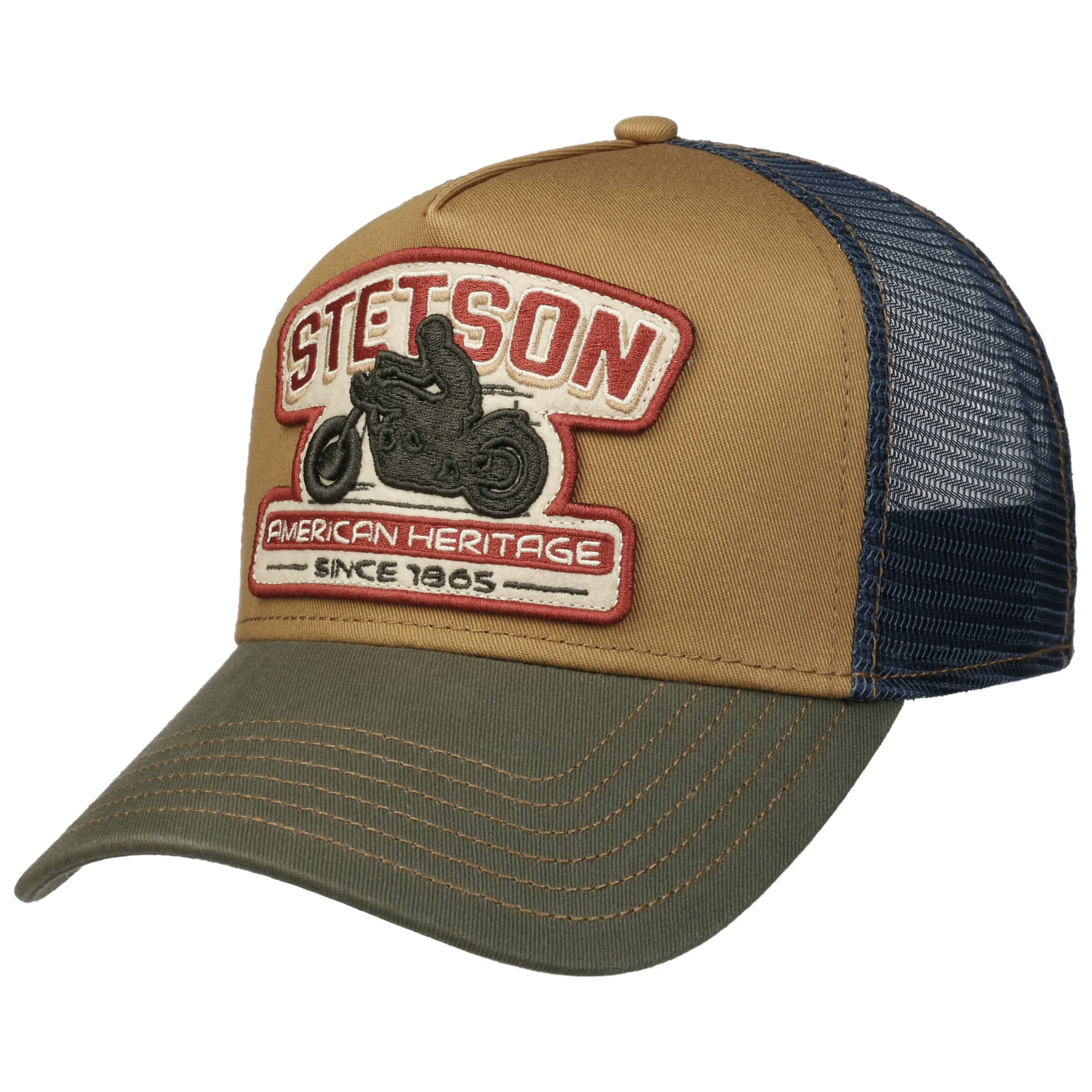 Casquette Trucker Biker by Stetson --> Chapeaux, casquettes & bonnets en ligne ▷ Chapeaushop