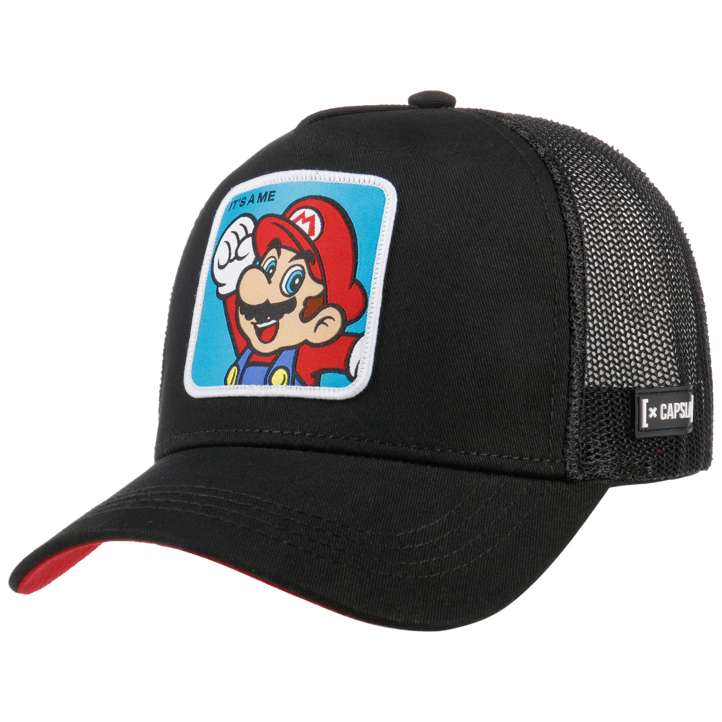 Casquette Trucker Mario 1 by Capslab --> Chapeaux, casquettes & bonnets en ligne ▷ Chapeaushop