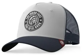 Casquette Trucker pour hommes et femmes The Indian Face Born to Be Free Blanc