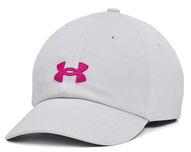 casquette Under Armour Blitzing Adjustable - Halo Gray/Astro Pink - women´s