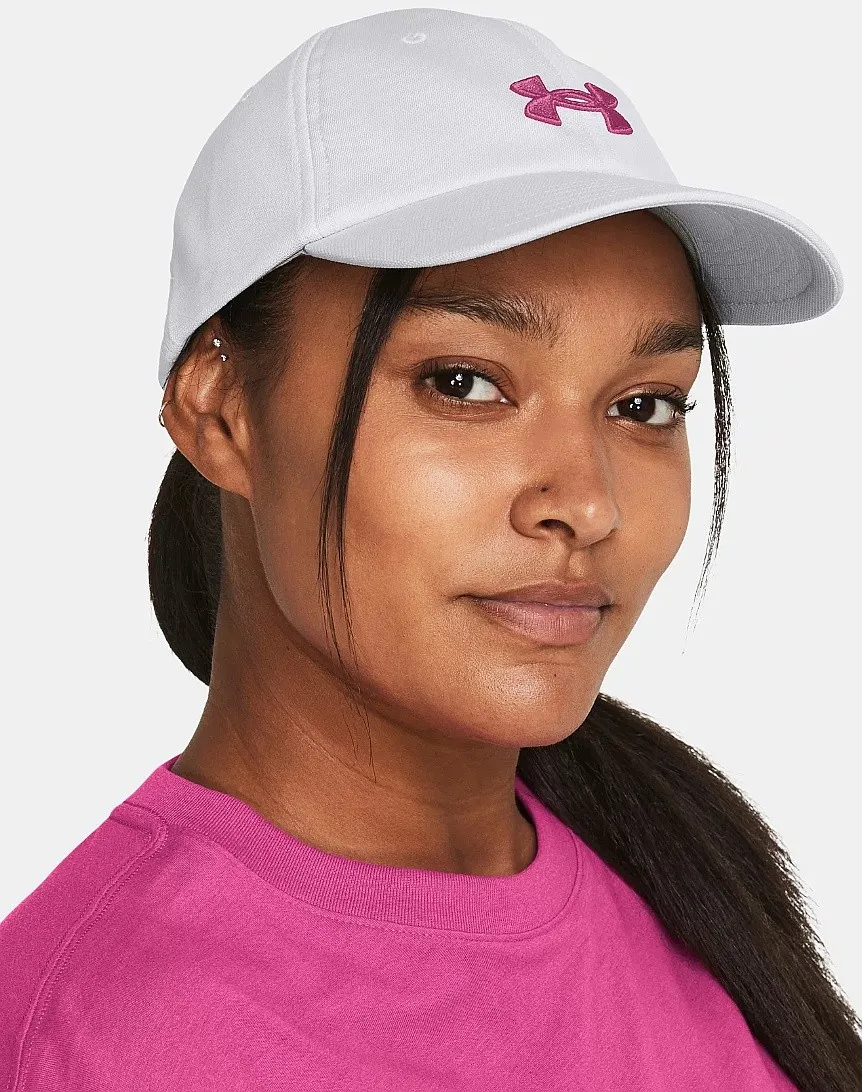 casquette Under Armour Blitzing Adjustable - Halo Gray/Astro Pink - women´s