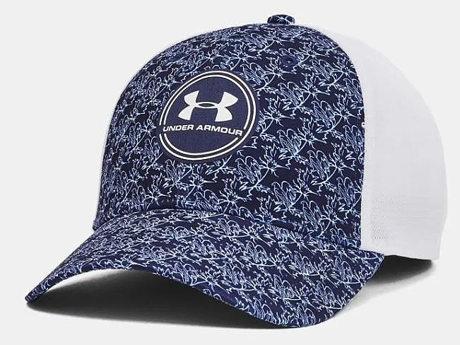 casquette Under Armour Iso-Chill Driver Mesh Adj Trucker - Blue/Midnight Navy/White - men´s