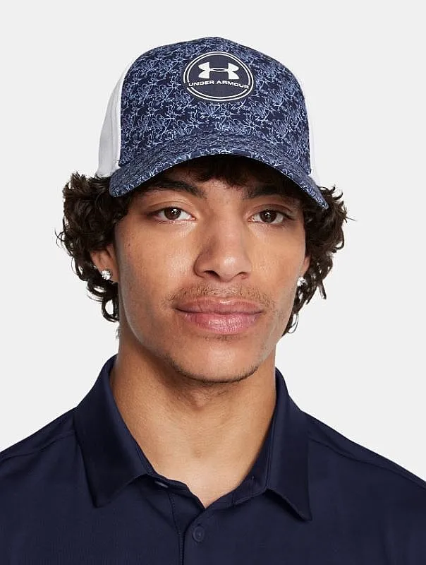 casquette Under Armour Iso-Chill Driver Mesh Adj Trucker - Blue/Midnight Navy/White - men´s