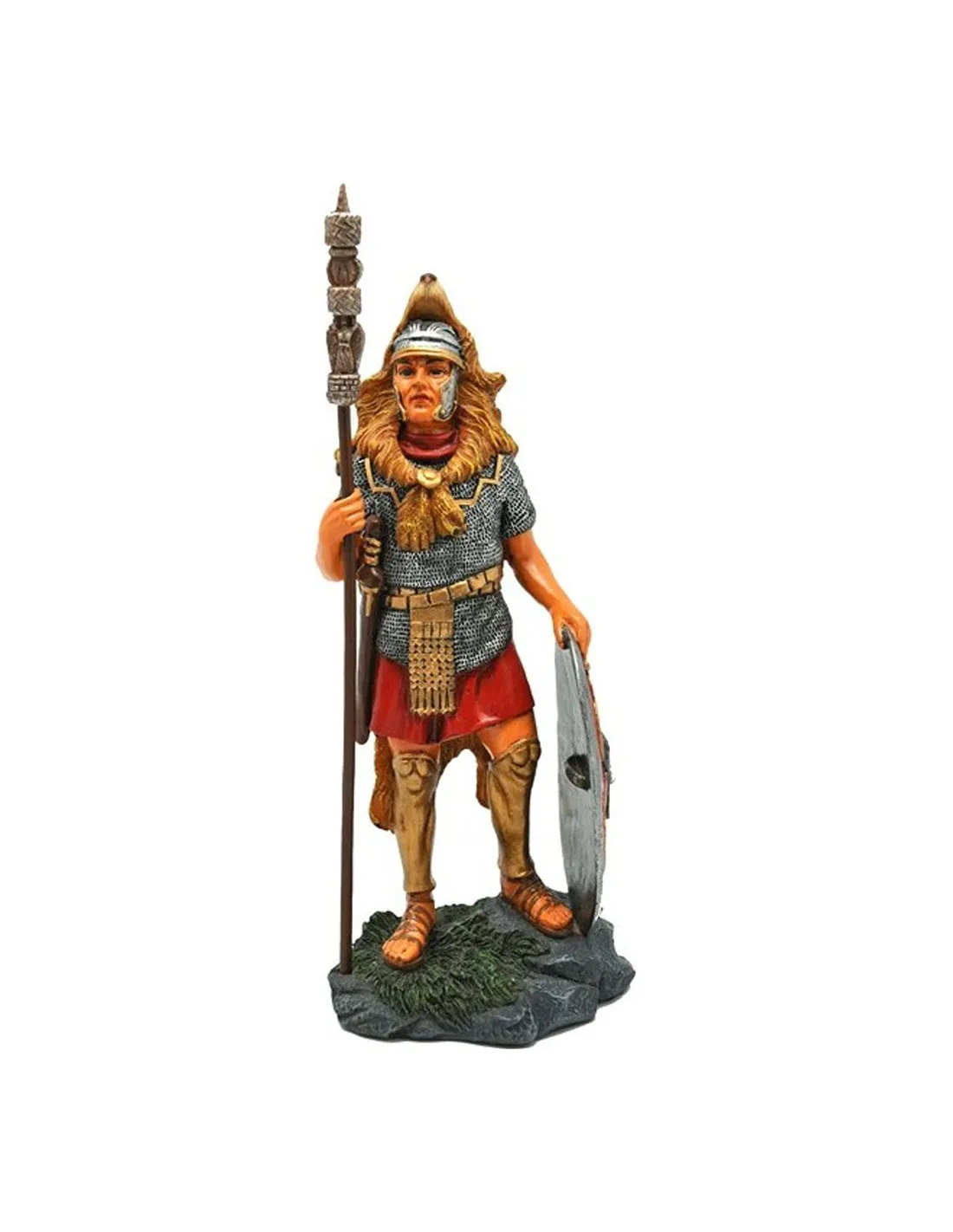 Chevalier romain miniature avec bannière d'aigle et bouclier (22 cm.) ⚔️