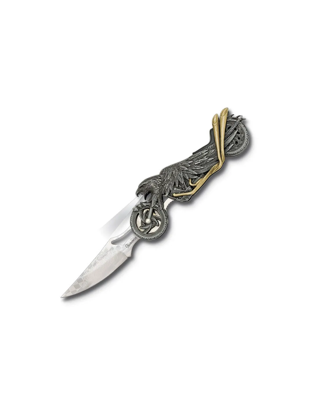 Couteau de marque Albainox aigle-moto (21,7 cm.) ⚔️ Boutique Épées